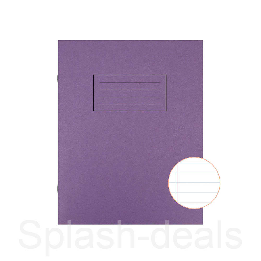 Silvine A4 A5 Exercise Books - 80 Page School Notebooks Homework - Choose Style