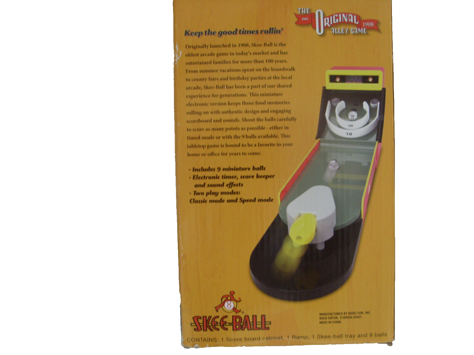 Skee Ball Mini Electronic Game Authentic Sounds NEW eBay