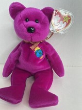 Ty Beanie Baby Millennium "Millenium"Bear (1999, Retired) With Tag Errors
