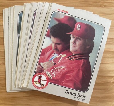 1983 Fleer Baseball Cards Complete Your Set You U Pick