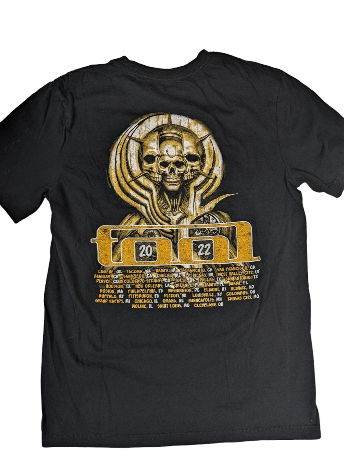 2022 TOOL Concert Black Graphic Tour T Shirt Band Tee… Gem