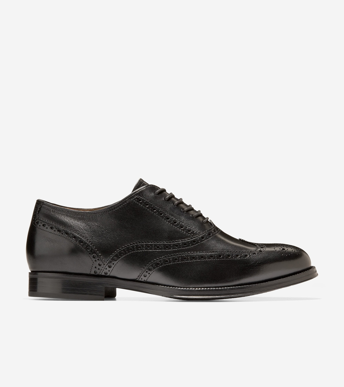 Cole Haan Harrison Grand Black Wingtip 