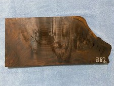 Walnut Burl Slab Billet Crafts Woodworking Turning 1" x 9" x 15-19"  882