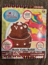 Girl Gourmet Cake Bakery Basic Cake Refill Chocolate Cake Sealed 8 pieces