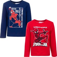 Abbigliamento bambino spiderman maglia maglietta bimbo 3 5 6 7 anni spider man