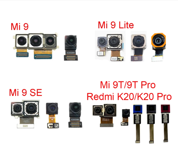 Front&Rear Main Camera For Xiaomi Mi 9 SE Lite Mi 9T Pro/For Redmi