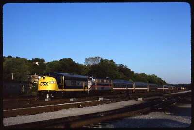 Original Rail Slide - CSXT 116 + MDOT 85+ Brunswick MD 9-27-1991 | eBay
