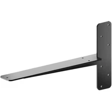 19 In. L Black Steel Heavy Duty Floating Granite Bracket (1-Pack)