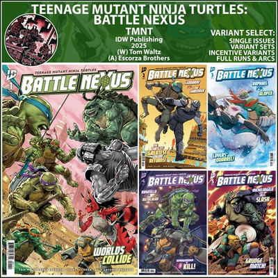 #ad Teenage Mutant Ninja Turtles: Battle Nexus 2024 #1 2 3 4 5 IDW COVER SELECT $14.88