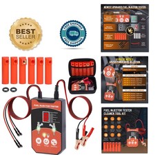 Universal Fuel Injector Tester Cleaner Tool Kit, 6 Size Cleaning Adapters 8