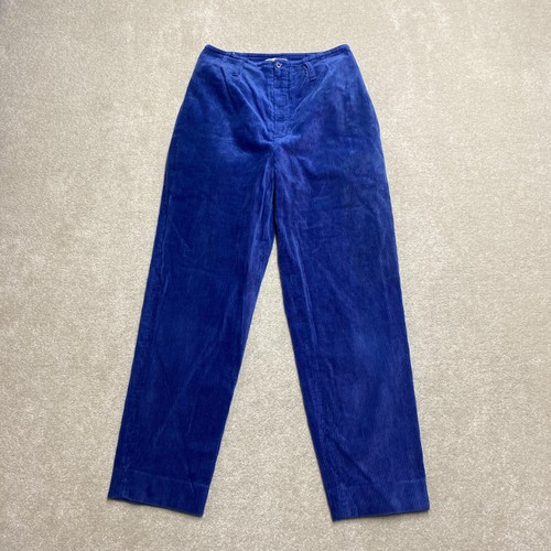 Issey Miyake Men, Issey Miyake Sport Cordhose Damen UK 6-8 Japan 9 blau Vintage 80er