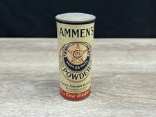 Rare Vintage 1950  s Ammen's Antiseptic Talcum Powder Empty Tin