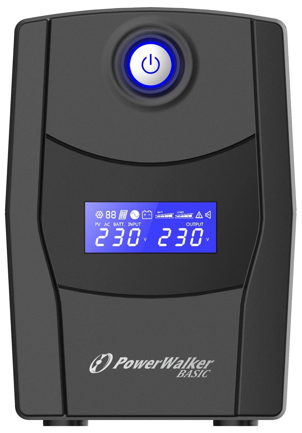 PowerWalker Basic VI 600 STL USV 600VA/ 360W - Immagine 2