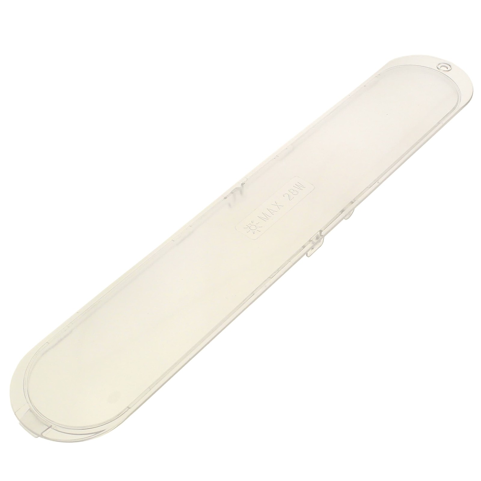 Diffuseur lumière max 28w haute résistance thermique pour éclairage de hotte