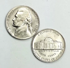 1947 S UNCIRCULATED JEFFERSON NICKEL CHOICE TO GEM BU
