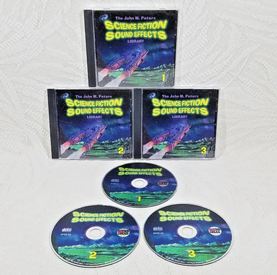SOUND IDEAS THE JOHN M. PETERS SCIENCE FICTION SOUND EFFECTS LIBRARY 1-3