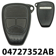 GENUINE USED DOODGE JEEP CHRYSLER 2 BUTTON REMOTE KEY FOB 04727352AB