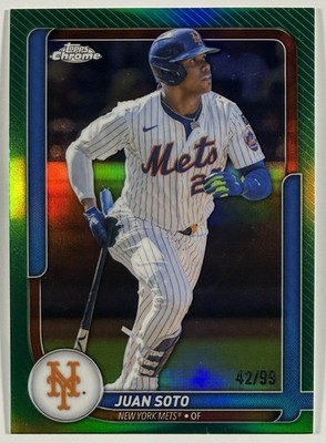 2026 Topps Flagship Chrome Green /99 JUAN SOTO #55 New York Mets