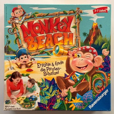Monkey Beach Ravensburger 2015 Piraten Taststift Kinderspiel vollständig gut