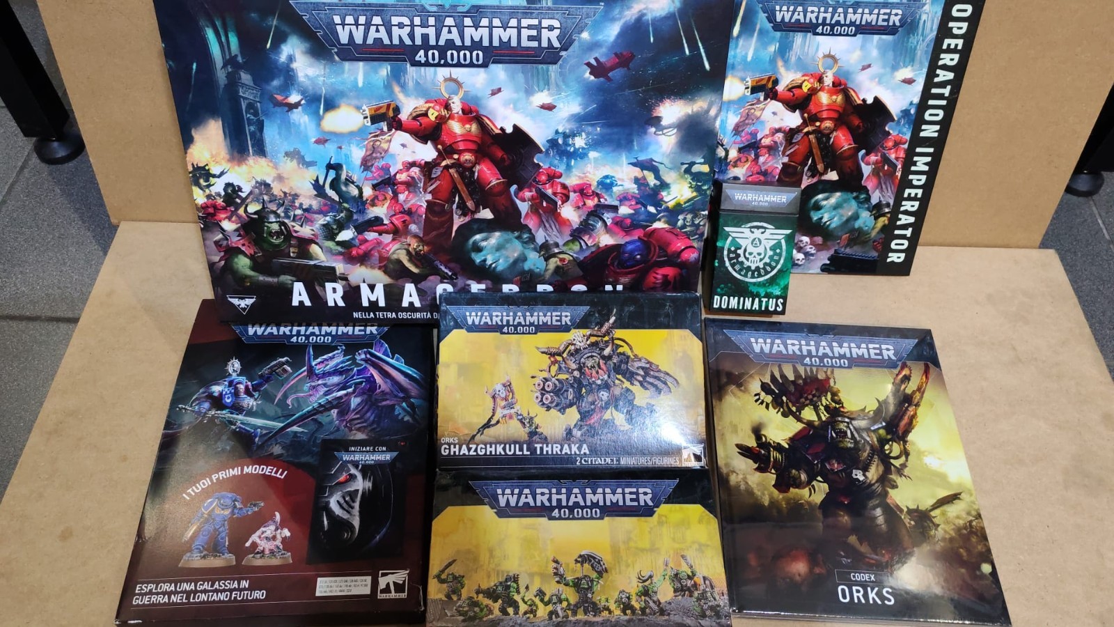 Lotto orki Armageddon ghazkull codex Boyz book