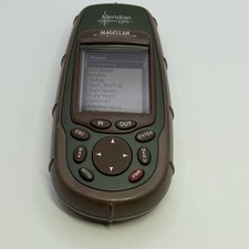 Magellan Meridian Handheld GPS Receiver With Manual Powers On Works As Is READ