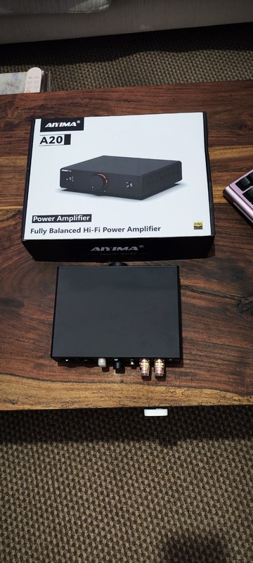 AIYIMA A20 Stereo 2.1 Amplifier with 480 WATT 48 Volt 10 Amp PSU
