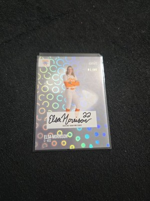 Elsa Morrison 2026 Onit Lady Vols Softball Silver Signature Auto 7/9    