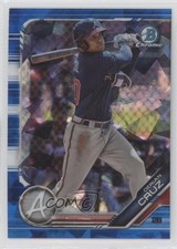 2019 Bowman Chrome Draft Sapphire Edition Blue 16/99 Derian Cruz #BDC-52 n1u