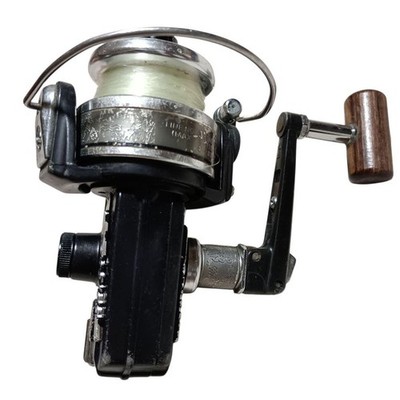 Daiwa SS700 Spinning Reel with Wooden Handle Silver Black Finish
