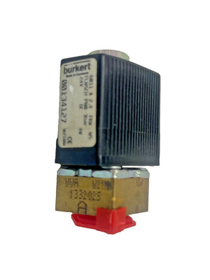 BURKERT 6011 A 2.4 FKM MS 134127 2/2 NC direktwirkendes Magnetventil 24V DC Flg.