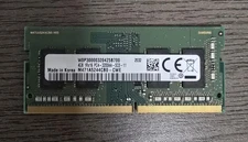 4GB DDR4 SODIMM RAM Module 3200MHz 1Rx16 PC4-3200AA 260-Pin SDRAM Laptop Memory