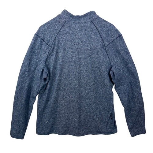 Lululemon Surge Warm 1/2 Zip Athletic Pullover Heather Navy Blue Size Large - Picture 2 of 9