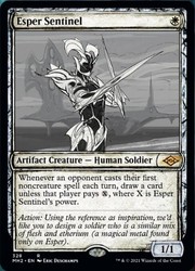 Esper Sentinel Showcase Modern Horizons 2 #328 Rare