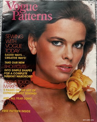 VOGUE PATTERNS May/ June 1976 Magazine Good Condition