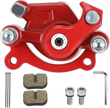 Rear Disc Brake Caliper with Pads for Mini Bike ATV Scooter Pocket Bike Red