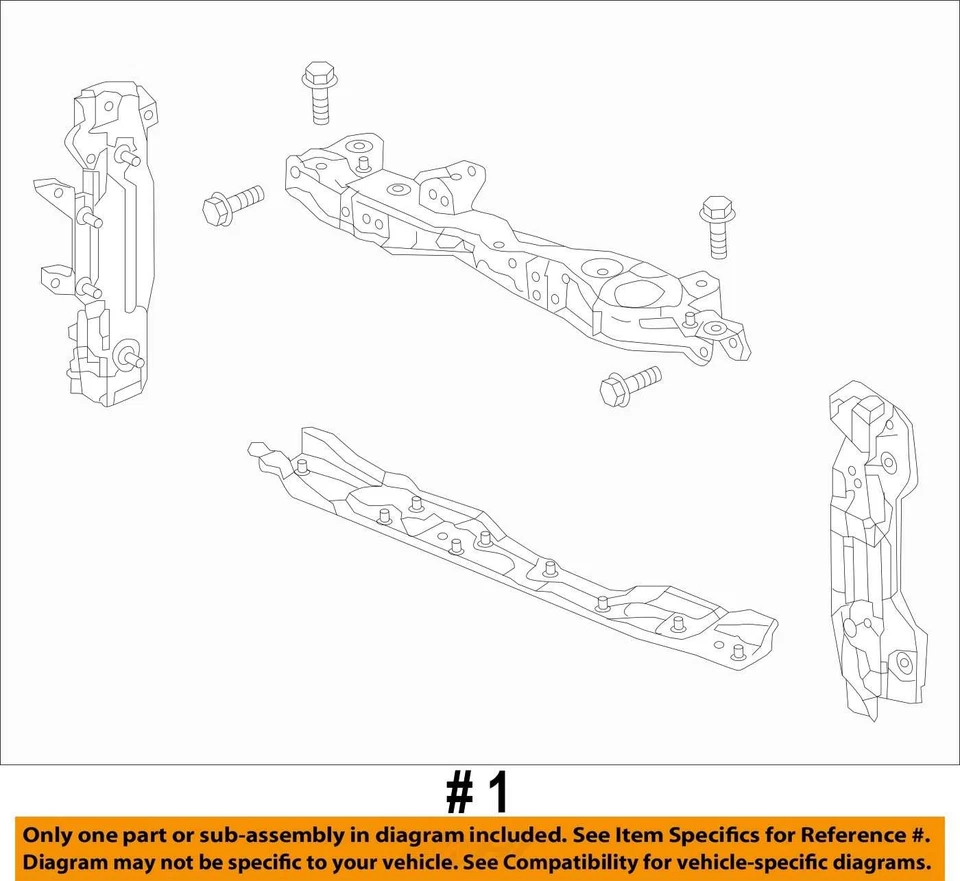 (LOCAL PICKUP ONLY) Radiator Core Support With Pre-crash System Honda Sensing Fi Foto 4 de 4