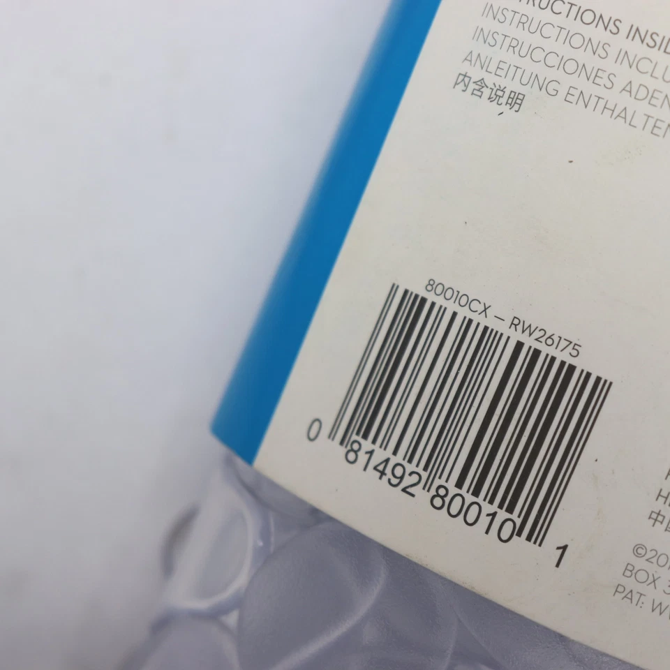 interDesign 13.75 in. x 26.5 in. Pebblz Bath Mat in Clear - Image 2 of 4