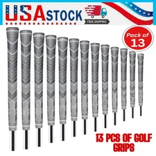 13Pcs Golf Girp Golf Club Grip MCC PLUS4 Golf Grip Anti-slip 60R Grey Rubber***