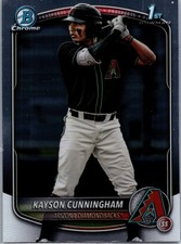 2025 Bowman Draft #BDC-84 Kayson Cunningham Chrome
