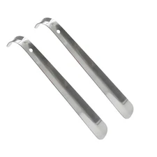 Suiwotin Metal Shoe Horn Long Handle, 12 Inch Long Handled Stainless Steel Sh...