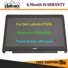 Dell Latitude E7450 14" 1920x1080 FHD LED LCD Touch Screen Assembly 2D73T 02D73T