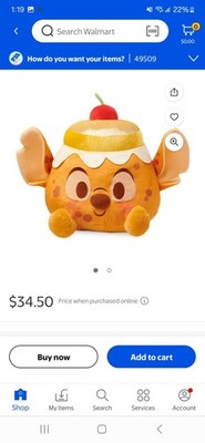Squishmallow Plush Toy Dessert Character with Cherry Design