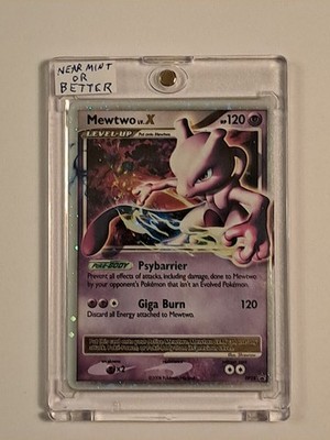 Mewtwo LV.X #DP28 FULL ART, NMINT or BETTER,RARE Black Star Promo Holo HOT 2008