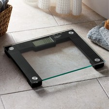 Talking Bathroom Weight Scale Extra Wide Bath Tempered Glass Accurate 550lbs NEW