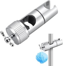 Shower Riser Rail Slider, Adjustable Shower Head Holder Replacement Universal Sh