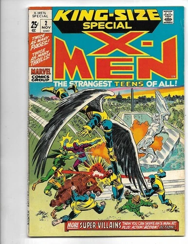 X-Men Annual #2, 1971, F/VF, 7.0, Original X-MEN King Size Special vintage issue