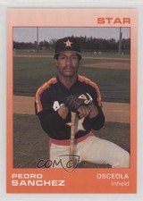 1988 Star Osceola Astros Pedro Sanchez #23 1p1