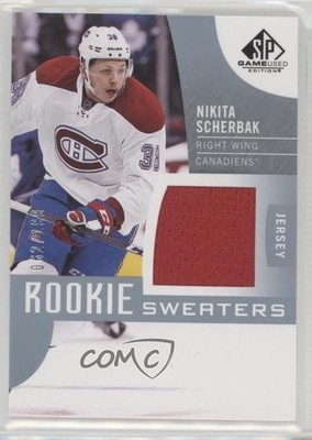 2017 SP Game Used Edition Rookie Sweaters 62/199 Nikita Scherbak #RS-NS RC 8tn