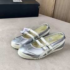2026 Patou x Onitsuka Tiger Mexico 66 Tgrs Silver Cream Ballet Flat 1182A660-020