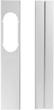 2 Pcs Air Conditioning Window Baffle, Adjustable Window Air Conditioner Sealing 